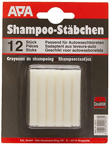 APA 20073 Shampoo-Stäbchen, für Waschbürste, 12 Stück