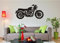 blattwerk-design Wandtattoo - Motorrad (870 mm x 450 mm, M061 Grün)