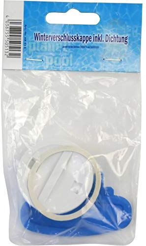Medipool - Winterstopfen - Verschlussstopfen für Einlaufdüsen im 2er Pack, Weiss mit O-Ring