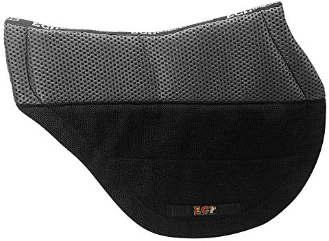ECP Equine Comfort Products Grip Tech Eventing Sattelunterlage, rutschfest, stoßdämpfend, atmungsaktiv, Kompressionsschaum für Komfort, ideal für Springen, Dressur, Trails, Shows