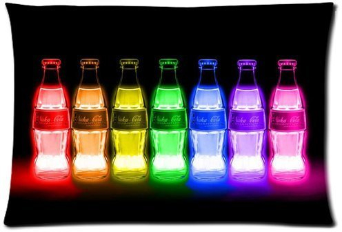 Pillowcase 123 Green-store personnalisés Nuka Cola Quantum Home décoratif Taie d'oreiller Taie d'oreiller Coque 20 * 30 deux côtés d'impression