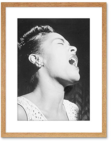 The Art Stop MUSIC VINTAGE PHOTO BLUES JAZZ LEGEND BILLIE HOLIDAY FRAMED PRINT F97X7569
