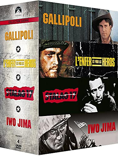 Paramount Collection Guerre : Gallipoli + L'enfer est pour les héros + Stalag 17 + Iwo Jima