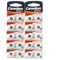 20 Camelion AG3 / LR41 / 192 / 392 pile bouton longue durée de vie (date d'expiration marqué)