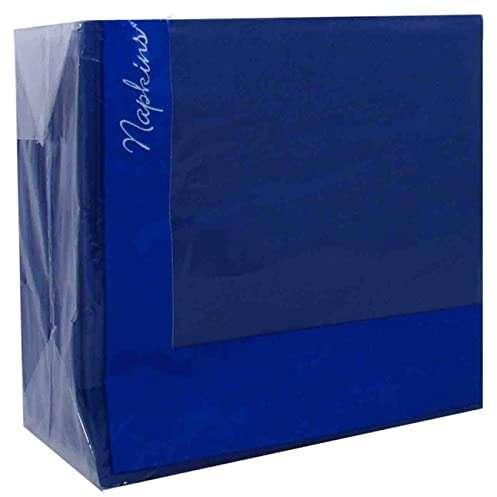 Navy Blue Napkins - 100 quality Navy Blue lunch wedding - party - prom - napkins / serviettes