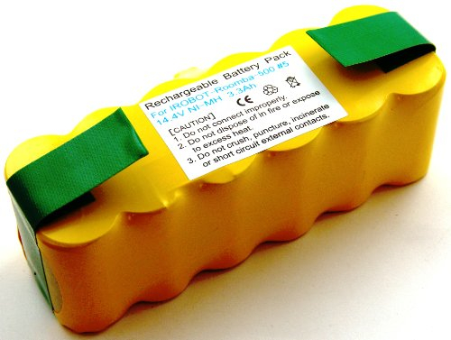 Batteria compatibile per iRobot Roomba 500, 510, 520, 521, 530, 531, 532, 535, 540, 550, 555, 560, 562, 570, 580, 610 Professional