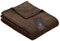 Ibena Kuscheldecke Olbia 130x180 cm - flauschig, warm & waschbar, fleecedecke braun einfarbig