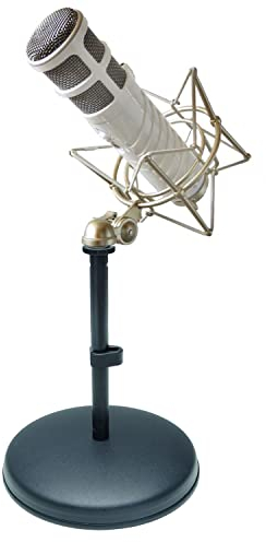 Rode Podcaster MKII USB Dynamisches Mikrofon + keepdrum MS088 Mikrofon-Spinne + Tisch-Stativ MS032