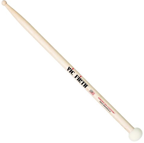 Vic Firth American Custom Series Drumsticks - SD12 Swizzle General - Wood Tip and Hard Felt Ball