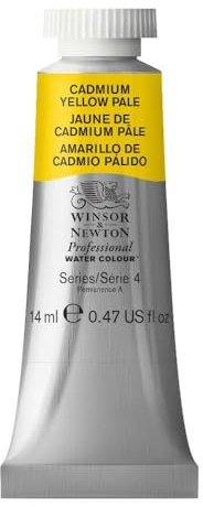 Winsor & Newton Artists' Water Colour Paint 14ml Tube - Cadmium Yellow Pale
