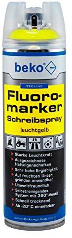 beko TecLine Fluoromarker Schreibspray 500 ml LEUCHTGELB 294 29 500