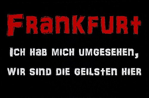 U24 Aufnäher Frankfurt die Geilsten Aufbügler Patch 9 x 6 cm
