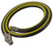 SPARES2GO Universal Oven Cooker Gas Supply Hose Pipe (6ft 1/2 inch, Straight Bayonet, BS EN14800 CE)