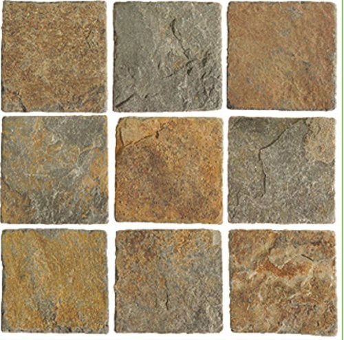 Confezione da 10 adesivi per piastrelle, color mattone effetto mosaico, per bagno e cucina, da parete, dimensioni: 15,2 cm x 15,2 cm
