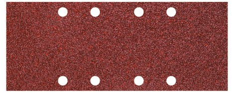 wolfcraft 5 Schleifstreifen gelocht I 1962000 I 93 x 230 mm, Körnung 80 I Robuste Schleifscheiben für Schwingschleifer für Holz oder Metall