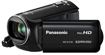 Panasonic V110 Full HD Camcorder - Black (8.9 MP, 1920 x 1080, 1MOS Sensor, 72x Intelligent Zoom) 2.7 inch LCD