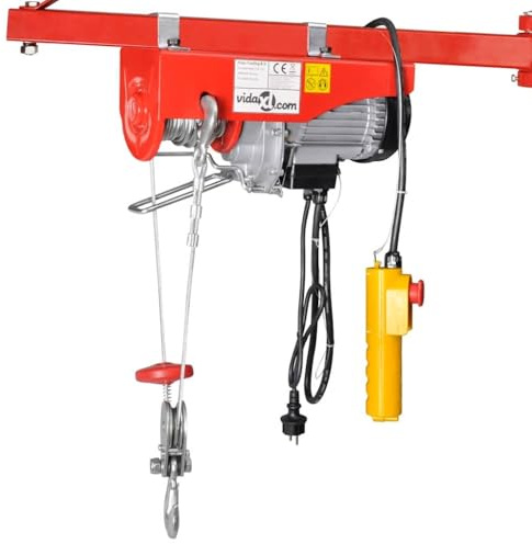 vidaXL Elektro-Seilzug Hebezug Elektrisch Seilwinde Motorwinde 100/200 kg