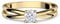Goldring Verlobungsringe Gold 333 GRATIS LUXUSETUI Goldring 333er Gold Ring echt von AMOONIC mit Zirkonia Stein Goldring Gelbgold wie Verlobungsring Ring Diamantring Solitär FF386GG333ZIFA54