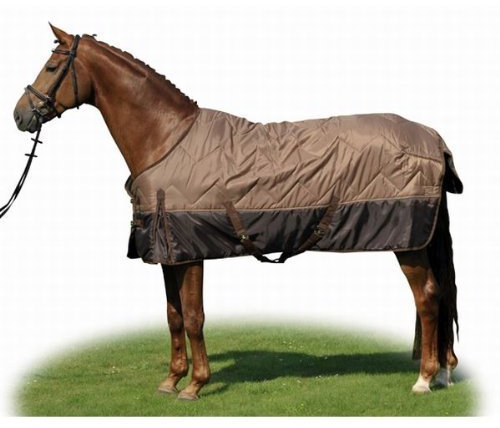 HKM SPORTS EQUIPMENT Winterdecke -North-, Farbe:Camel/Dunkelbraun, Groesse:125