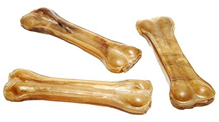 PJ Pet Products Rawhide Pressed Bones 11 cm, 30 Pack