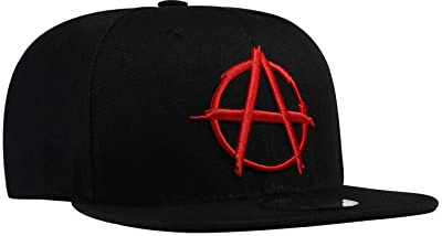True Heads Anarchy Black Snapback Baseball Cap