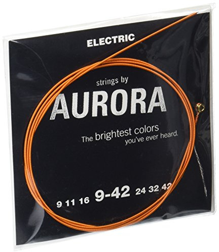 Aurora Strings NITRO.ORG.E9-42 Premium Nickel Plated Electric Guitar Strings, Light
