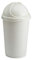 Bullet Bin Recycling Waste Rubbish Cardboard Plastic Disposal Dustbin Flip Top Flap Lid (30 Litre Cream)