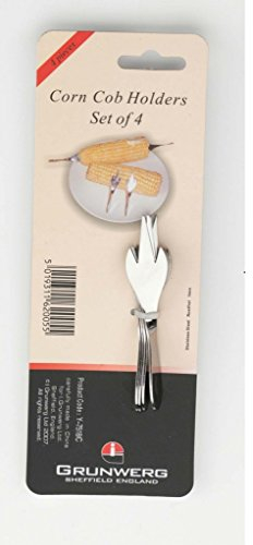 GRUNWERG Corn COB Holders Set of 4
