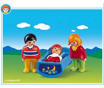 PLAYMOBIL® 6730 - Mama und Papa mit Babywiege