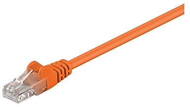 Goobay 95227 CAT 5e Patchkabel, U/UTP, Orange