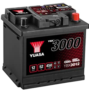 YUASA Autobatterie 52Ah 450A YBX3012 YBX3000 L1 Starterbatterie