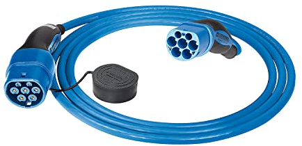 Mennekes 36213 - Hybrid- und E-Auto Ladekabel 4,0 m - Mode 3 Typ 2 32A 3PH - Kfz-Zubehör mit 22 kW Ladeleistung, für HEV, EV