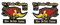 Speedshop 134 1x Set EL Diablo 15cm Aufkleber/Sticker/Hot Rod/Rockabilly/V8/US Car