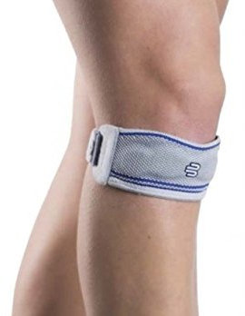 Bauerfeind GenuPoint® Patellasehnenbandage 2 titan by Bauerfeind