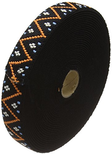 Prym 957454 Color Elastic 25 mm Zacken schwarz