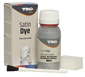 TRG The One Satin Dye, Tinta per el calzado de satén, Plateado (403 Plata brillante), 50 ml