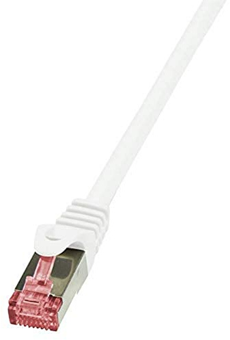 LogiLink PrimeLine - patch cable - 25 cm - white