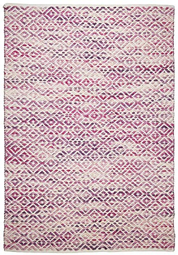 Tom Tailor Teppich Smooth Comfort, diamond, pink 190cm x 290cm rosa/pink