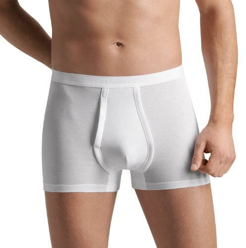 HANRO Herren Pants Cotton Pure (0101 white), Gr. L
