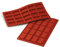 silikomart | SF025 Moule en silicone pour monoportions, antiadhésif, 20 moules, paquet de 1 Moule à gâteau, 49 x 26 mm, h11 mm, Made in Italy