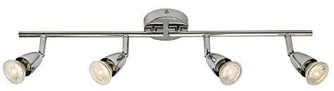 Saxby Amalfi 50W 4 Light Chrome Plated Decorative Commercial Domestic Adjustable Spotlight Bar