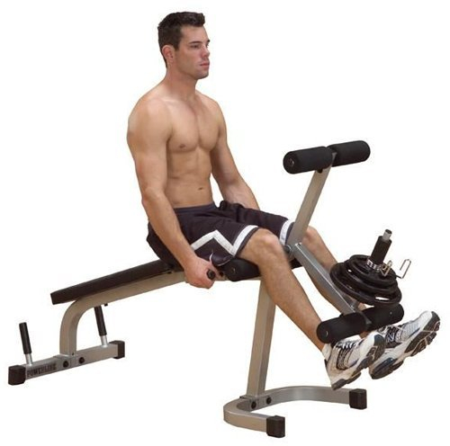 Body-Solid PLCE-165 Powerline-Serie Beinbeuger Beinstrecker inkl. 30mm- oder 50mm-Adapter (50mm-Adapter)