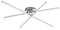 LeuchtenDirekt Leuchten Direkt LED Deckenleuchte SIMON, stahl, 3xLED-Board/8W/3000K, Innenleuchte, IP20, drehbar, 11274-55, Silber