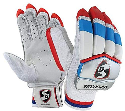 SG Super Club Cricket-Schlaghandschuhe, mehrfarbig, Größe: Herren, für Rechtshänder
