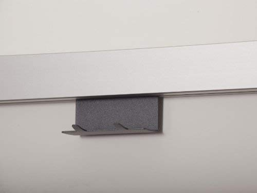 Linero Mosaiq Starterset Profilleiste 600 mm + 2er Hakenleiste Graphitschwarz exklusiv von SO-TECH®