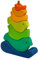 NIC - Bird Stacker, 7 Parts Geschicklichkeitsspiele, Mehrfarbig (523205)