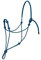 Silvertip Weaver Leather Seilhalfter mit Vier Knoten, Blau/Schwarz, Größe S