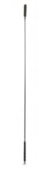 Dressurgerte mit Klatsche, schwarz 110cm