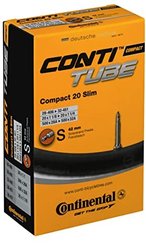 Continental Compact 20 Slim Schlauch 20 Zoll S 42 mm