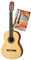 Yamaha C40M Konzertgitarre (ideal für Einsteiger, Decke aus Fichte, Boden und Zargen aus Meranti, Hals aus Nato, inklusive Gitarrenschule Aller Anfang ist leicht, Schule mit CD und DVD) Natural matt